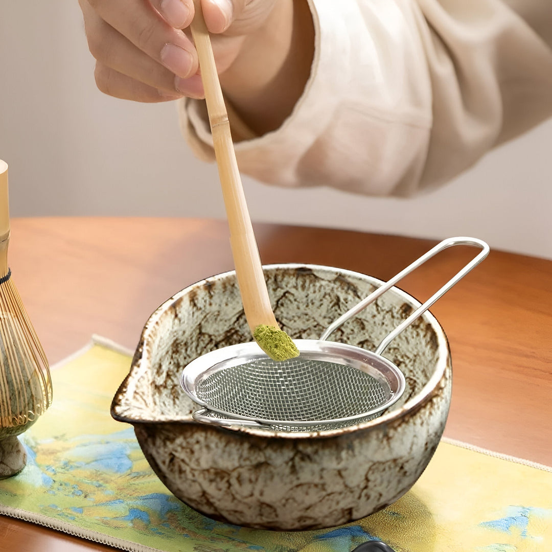 BowLift | Matcha Tea Set | Japanese Tea Service 6-piece for Tea Preparation