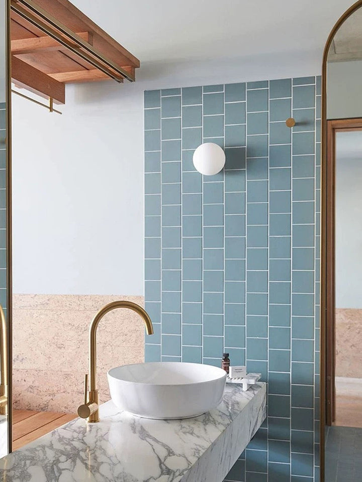 BowLift | Frosted Glass Wall Lamp | Modern LED Wall Light Indoor