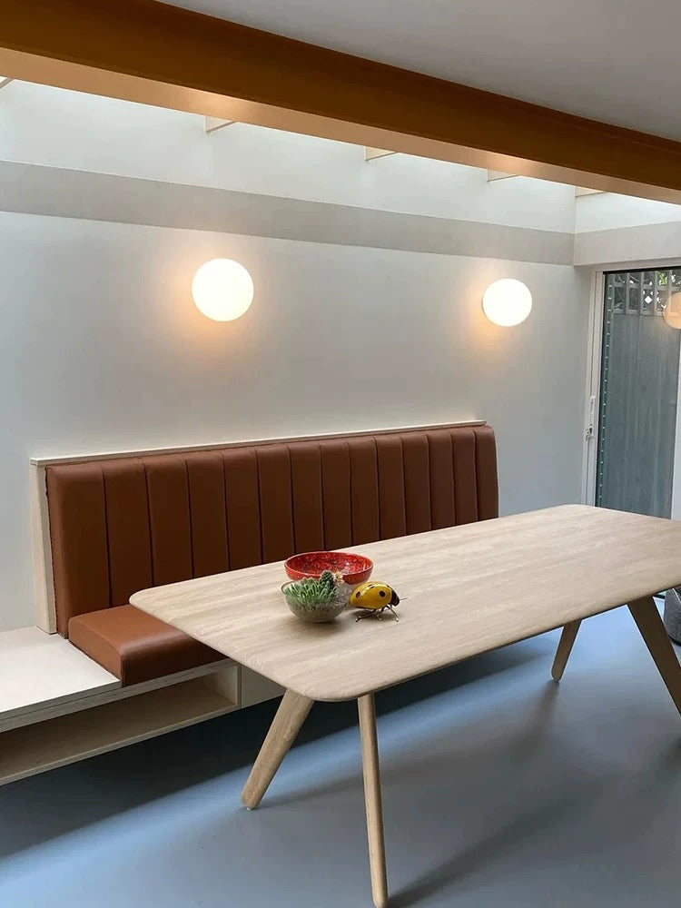BowLift | Frosted Glass Wall Lamp | Modern LED Wall Light Indoor
