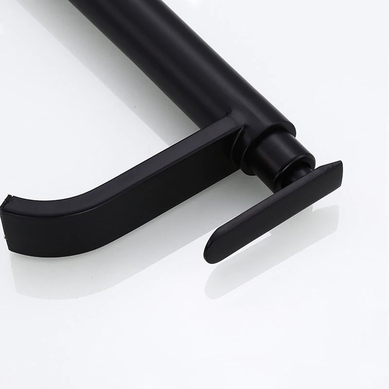 BowLift | Matte Black Sink Faucet | Elegant Cold Water Faucet
