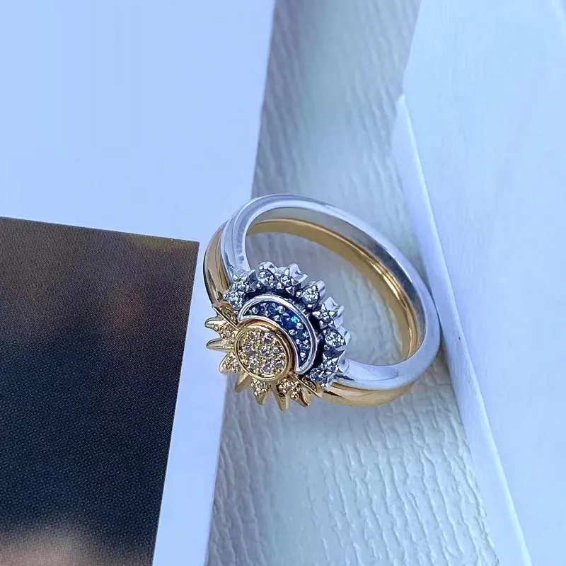 BowLift | Silver Ring with Crystal Eye and Astral Design