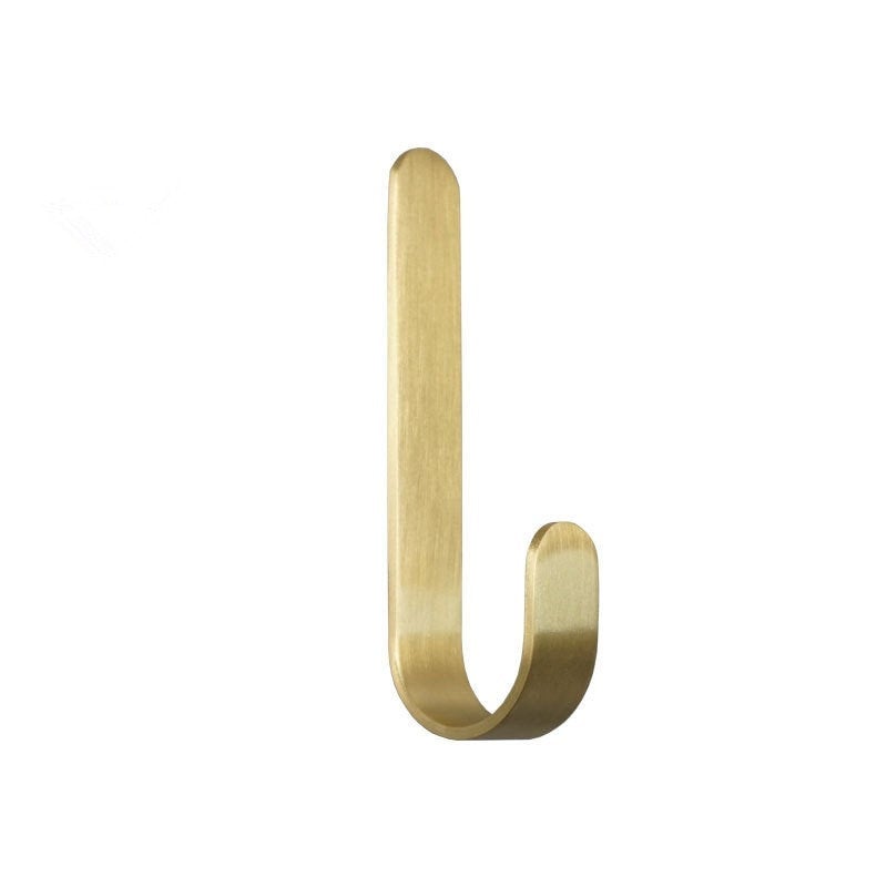 BowLift | Brass Wall Hook Set | Rust-Resistant Coat Hooks Wardrobe