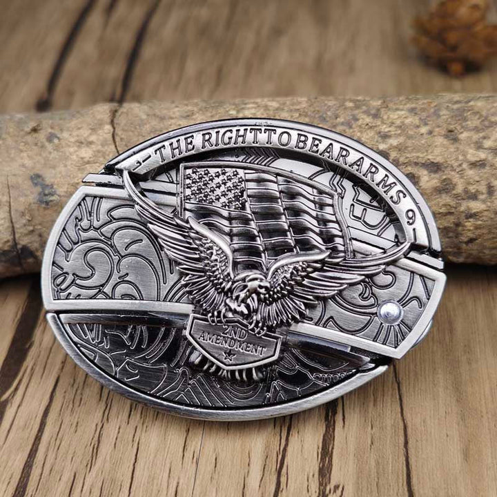BowLift | Metal Oval Cowboys Belt Buckle