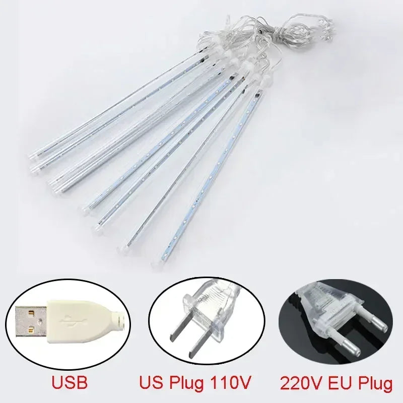 BowLift | Meteor shower LED string lights | Outdoor Christmas lighting