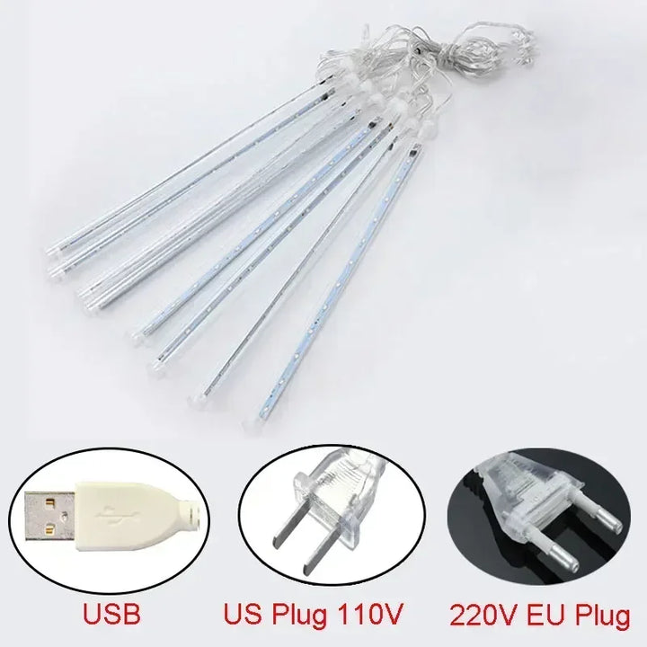 BowLift | Meteor shower LED string lights | Outdoor Christmas lighting