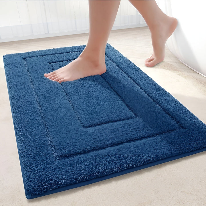 BowLift | Microfiber Bath Mat | Non-Slip & Washable for Bathroom