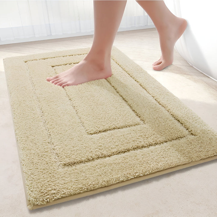 BowLift | Microfiber Bath Mat | Non-Slip & Washable for Bathroom