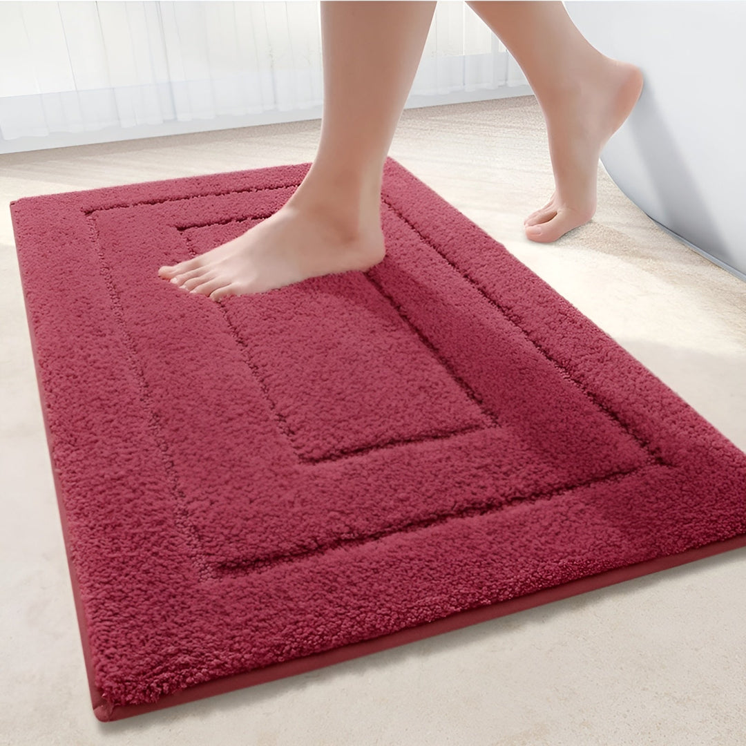 BowLift | Microfiber Bath Mat | Non-Slip & Washable for Bathroom