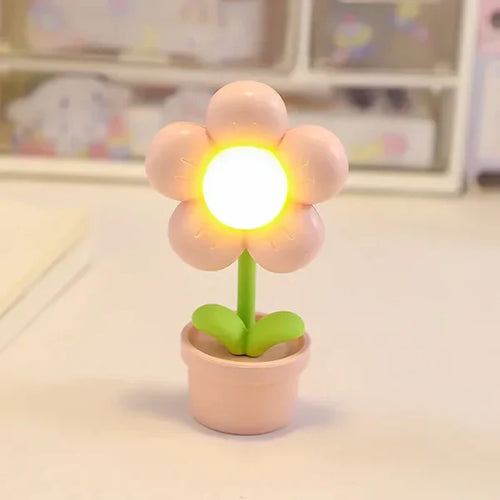 Small Flower Soothing Table Lamp - BlossomGlow | Bowlift