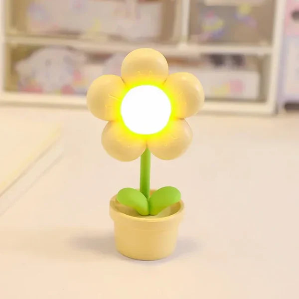 Small Flower Soothing Table Lamp - BlossomGlow | Bowlift