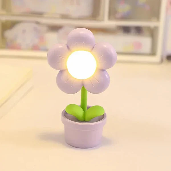 Small Flower Soothing Table Lamp - BlossomGlow | Bowlift
