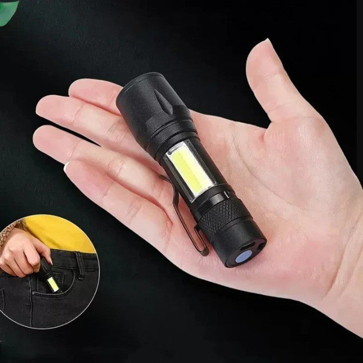BowLift | Mini Tactical Camping Rechargeable Flashlight