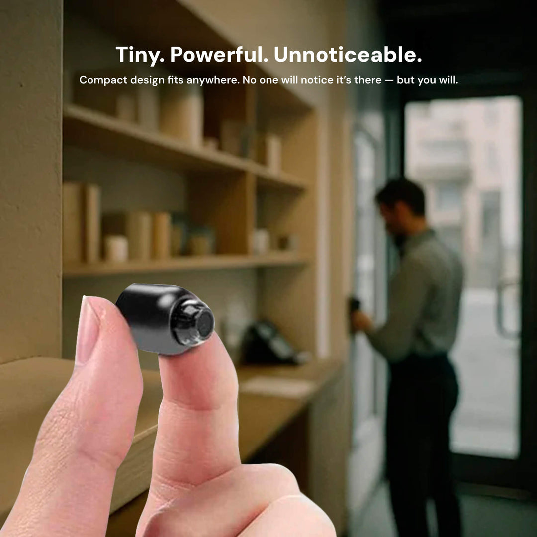 Mini Wireless Hidden Camera with Audio for Home Surveillance