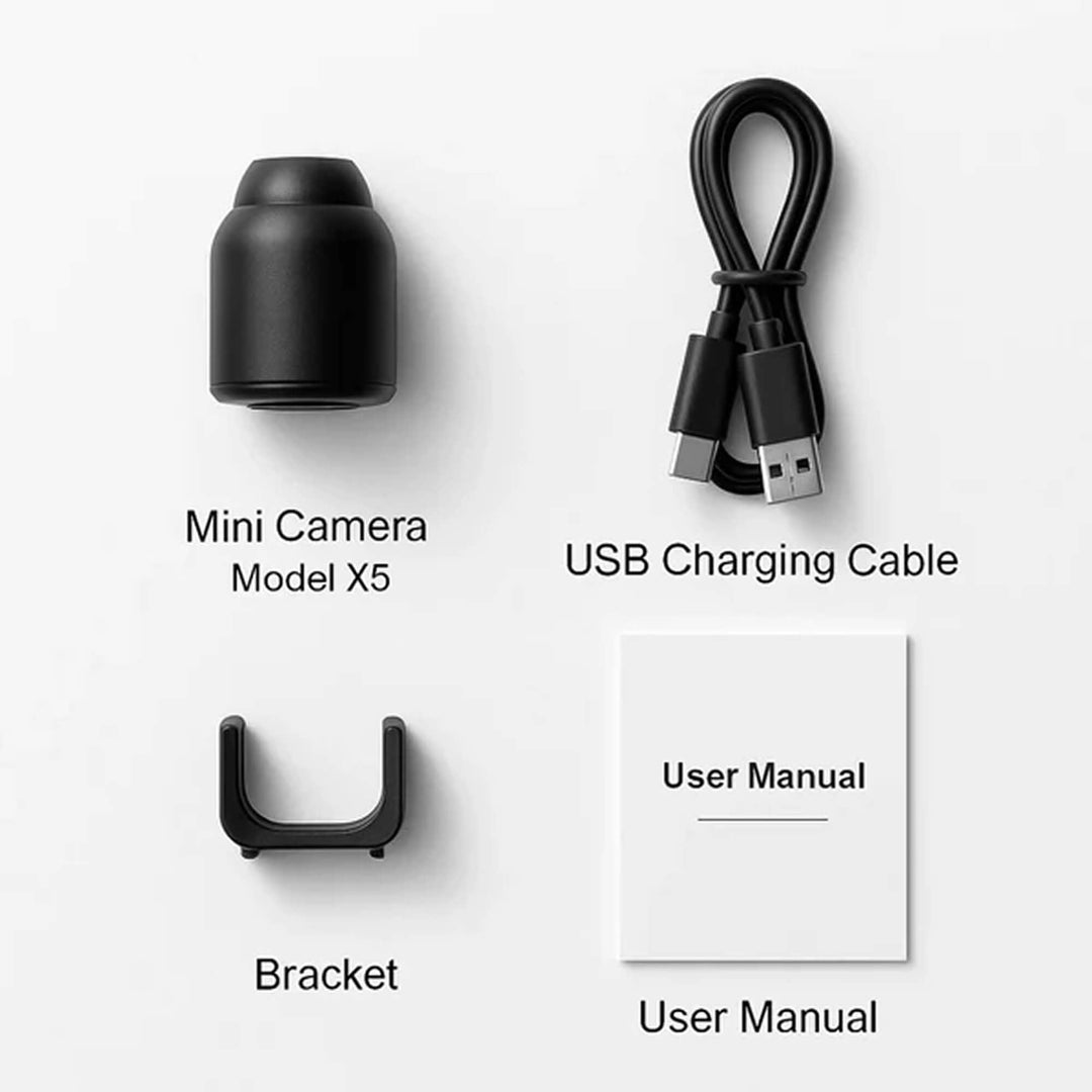 Mini Wireless Hidden Camera with Audio for Home Surveillance