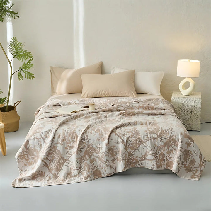 BowLift | Mirel All-Season Cotton Floral Blanket