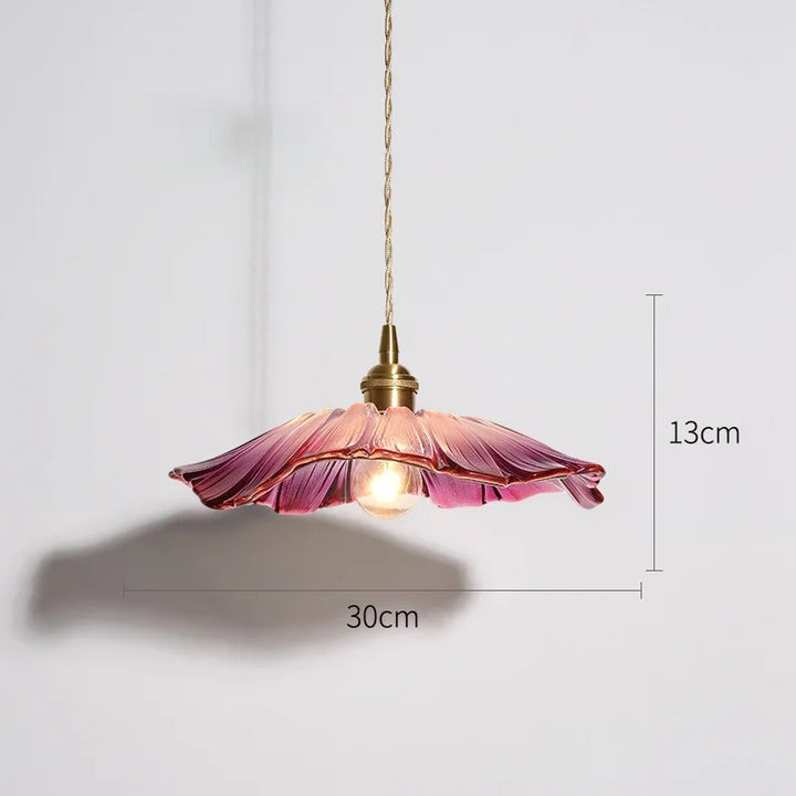 Modern Flower Pendant Light | Designer Hanging Lamp for Dining Room & Living Room | Bowlift