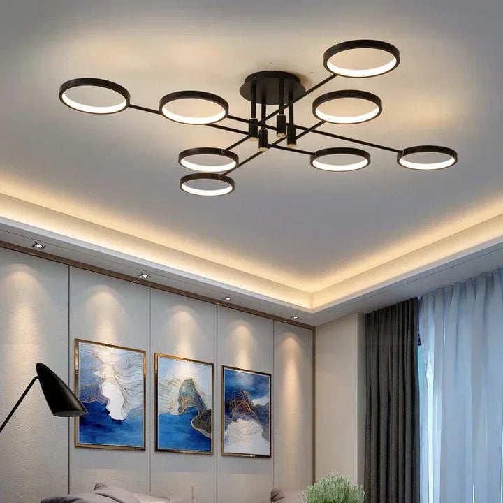 BowLift | LumaSphere - Contemporary LED Chandelier