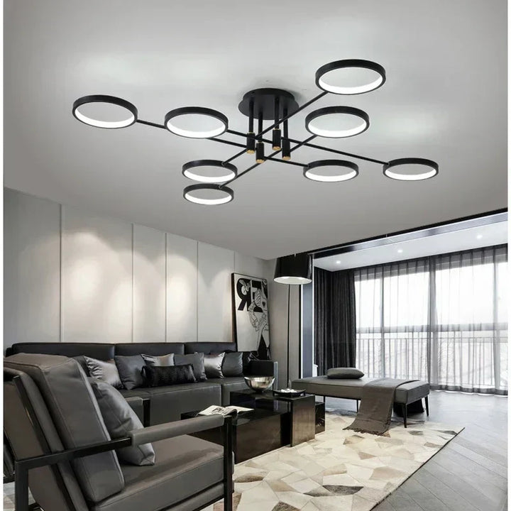 BowLift | LumaSphere - Contemporary LED Chandelier