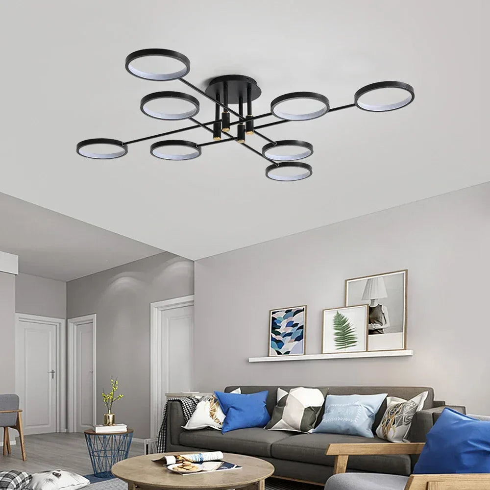 BowLift | LumaSphere - Contemporary LED Chandelier