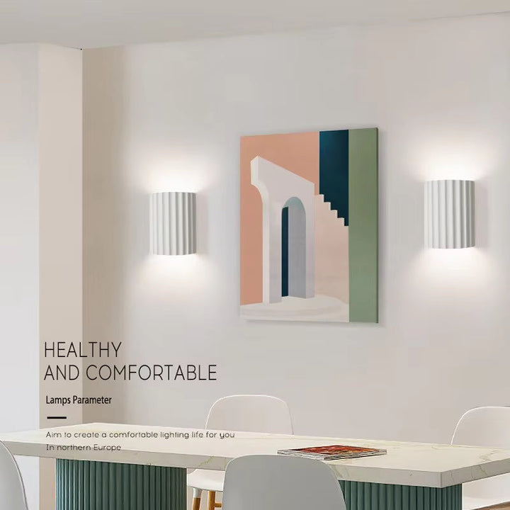 BowLift | ArchiLume | Modern Ribbed Lamp, Wall Light