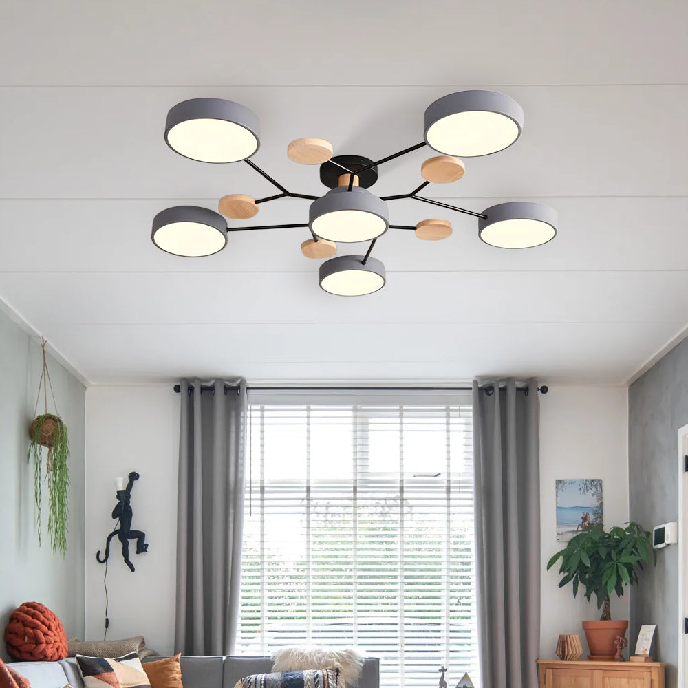 BowLift | Modern LED Ceiling Lamp | Round Ceiling Light for Living Room