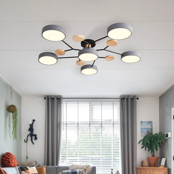 BowLift | Modern LED Ceiling Lamp | Round Ceiling Light for Living Room