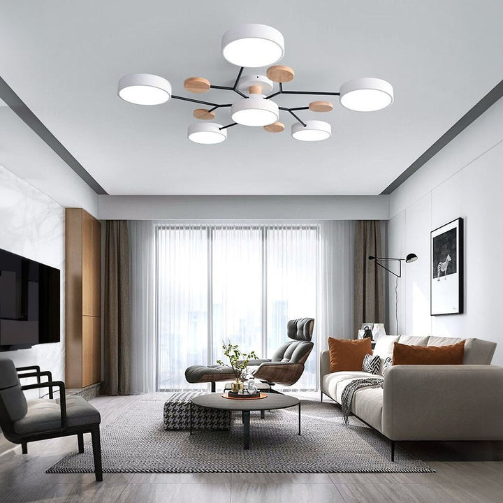 BowLift | Modern LED Ceiling Lamp | Round Ceiling Light for Living Room