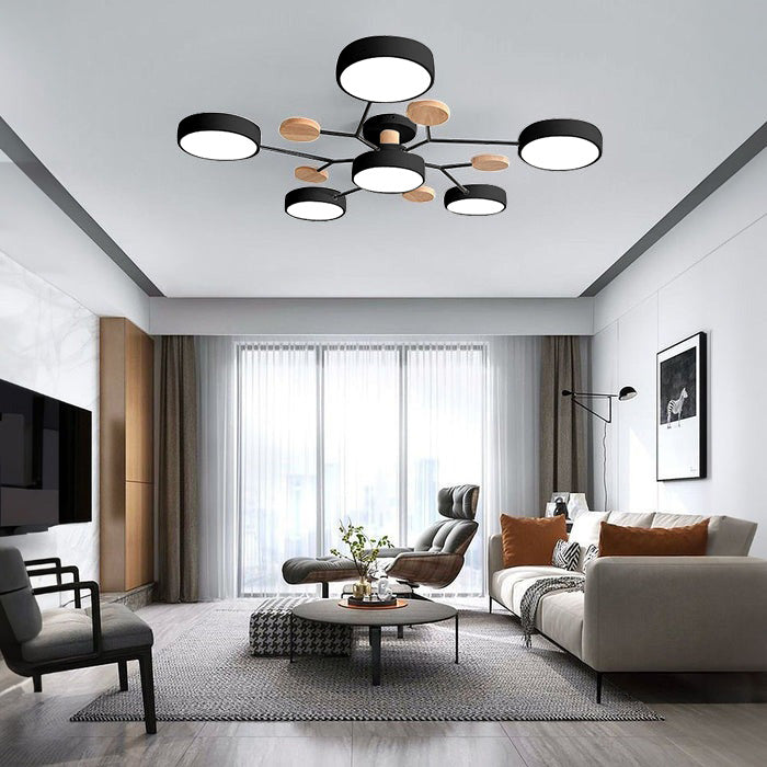 BowLift | Modern LED Ceiling Lamp | Round Ceiling Light for Living Room