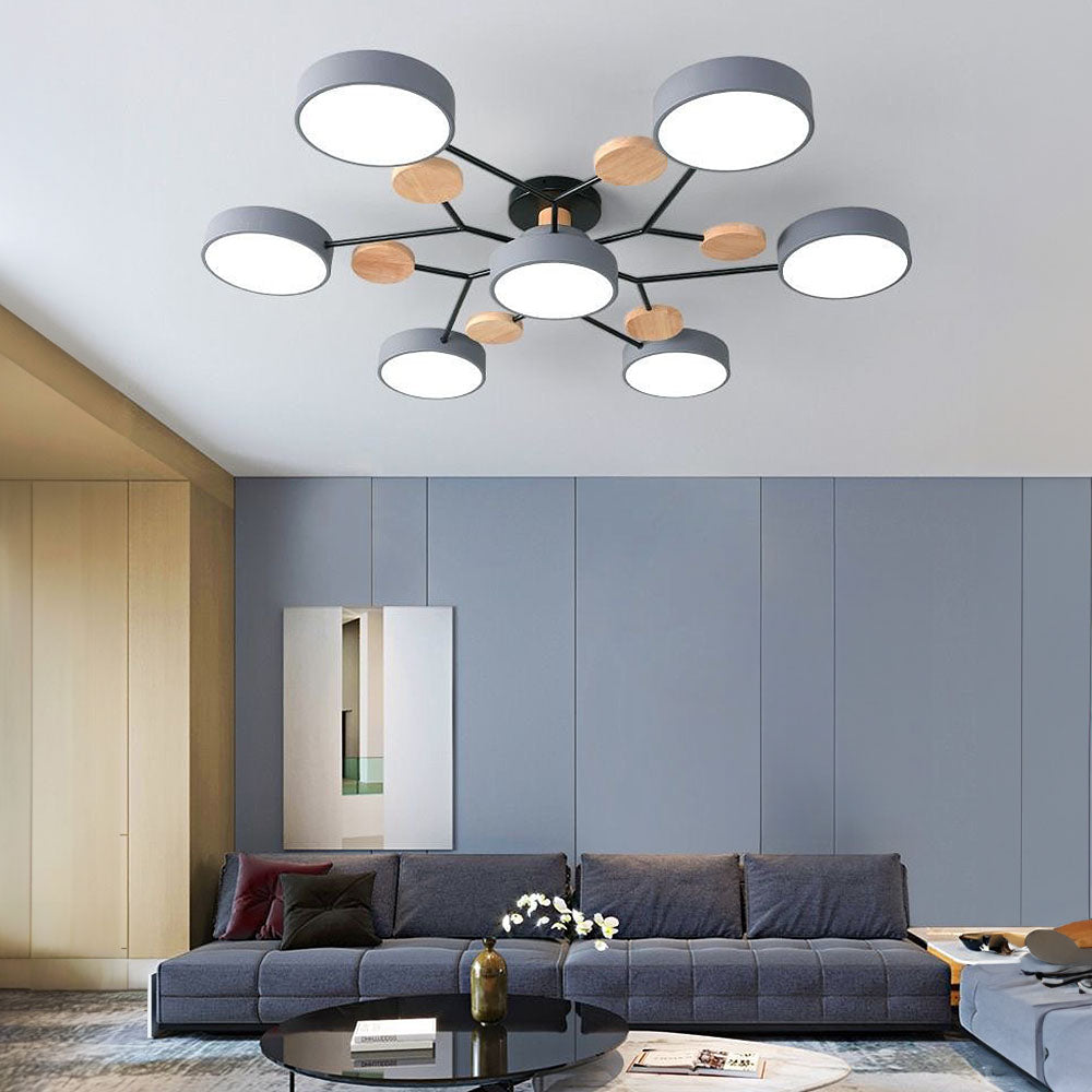BowLift | Modern LED Ceiling Lamp | Round Ceiling Light for Living Room
