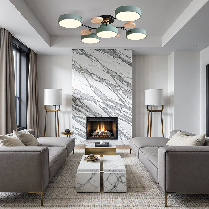 BowLift | Modern LED Ceiling Lamp | Round Ceiling Light for Living Room