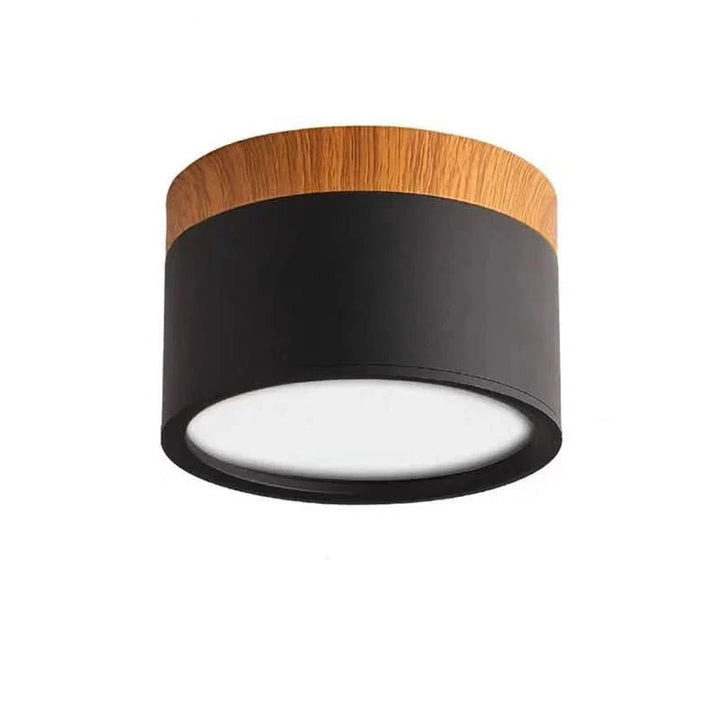 BowLift | Modern Dimmable LED Ceiling Light with Wood Design