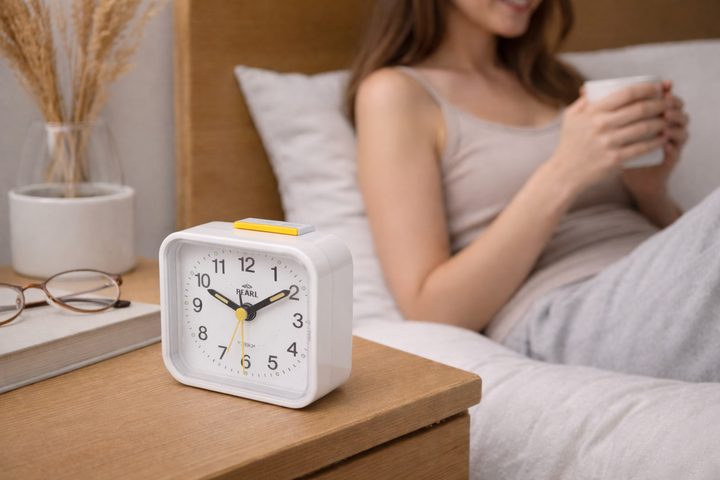BowLift | Silent & Peaceful Alarm Clock – Non-Ticking, Gentle Wake-Up Light, Snooze Function