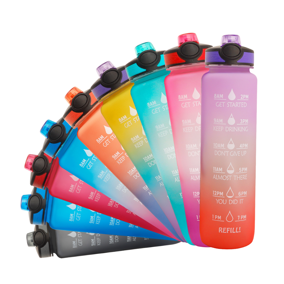 BowLift | Water bottle with time markers – HydraHero