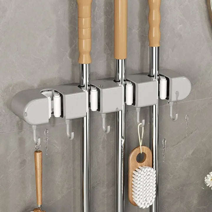 BowLift | Multifunctional Mop Holder with Hooks