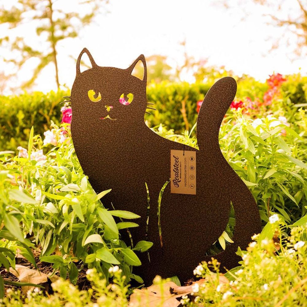 BowLift | Mystical Black Cat Creative Garden Figure