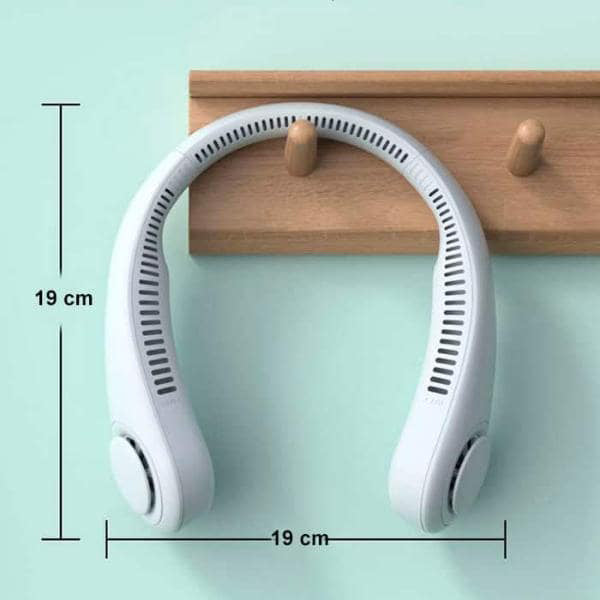 BowLift | Portable Neck Fan with Adjustable Speeds – Ergonomic, Lightweight Design for Hands-Free Cooling, Long Battery Life