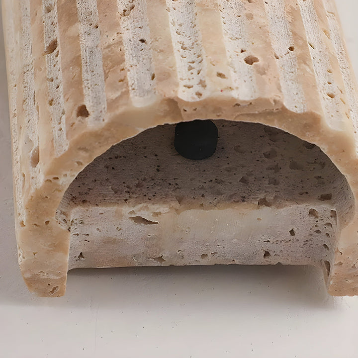 BowLift | Natural Stone Wall Light | Elegant LED Wall Lamp Indoor