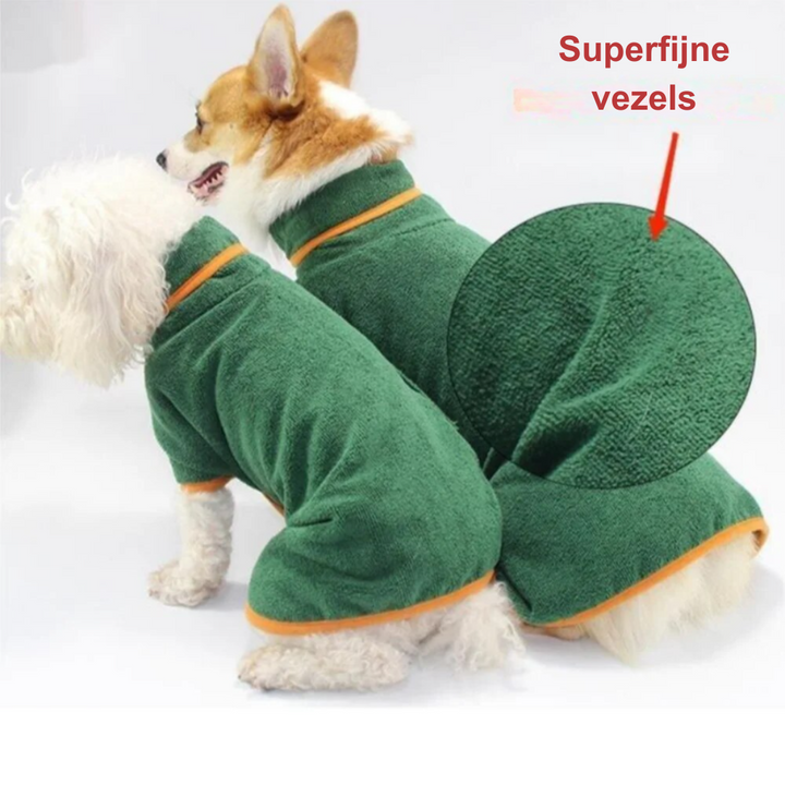 BowLift | Dog Towel Robe for Dogs – Quick-Drying Adjustable Dog Blanket, Comfortable and Stylish Bathrobe for All Sizes