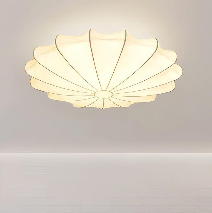 BowLift | Shell-shaped Fabric Ceiling Lamp Elegant Design