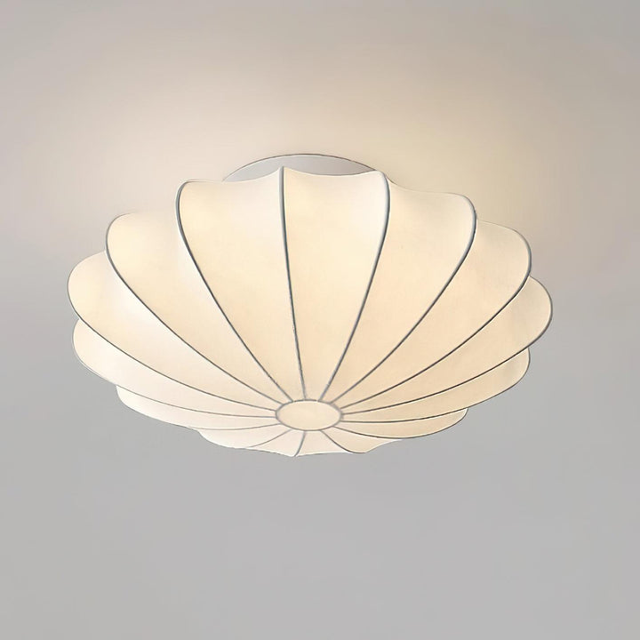 BowLift | Shell-shaped Fabric Ceiling Lamp Elegant Design