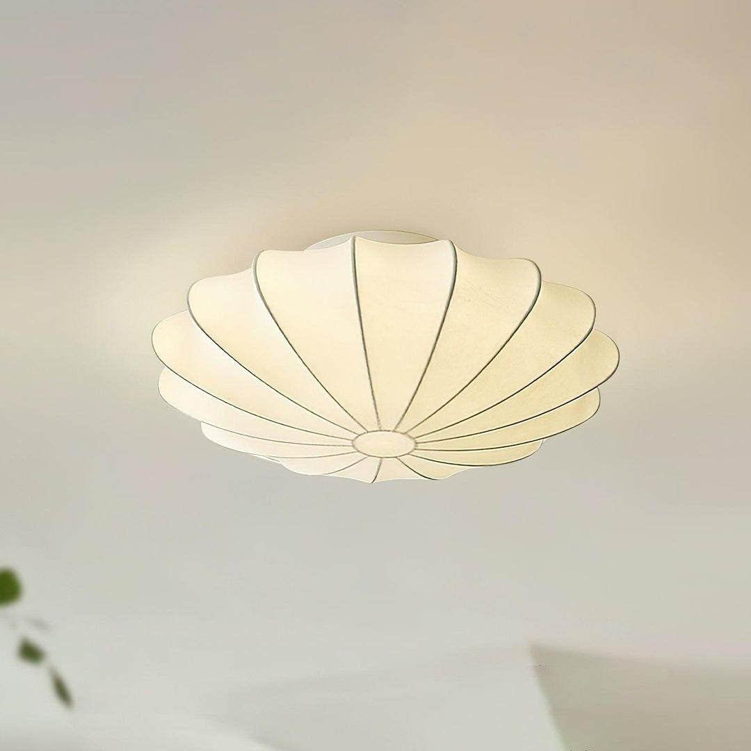 BowLift | Shell-shaped Fabric Ceiling Lamp Elegant Design