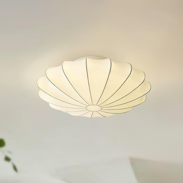 BowLift | Shell-shaped Fabric Ceiling Lamp Elegant Design