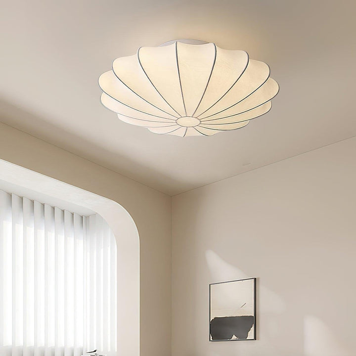 BowLift | Shell-shaped Fabric Ceiling Lamp Elegant Design