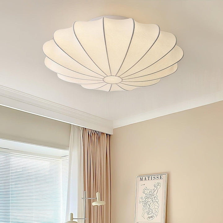 BowLift | Shell-shaped Fabric Ceiling Lamp Elegant Design