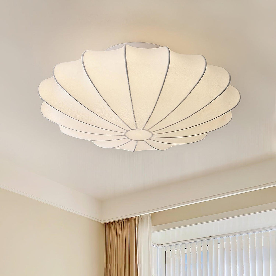 BowLift | Shell-shaped Fabric Ceiling Lamp Elegant Design