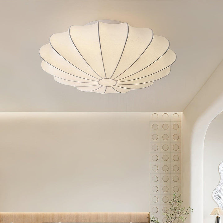 BowLift | Shell-shaped Fabric Ceiling Lamp Elegant Design