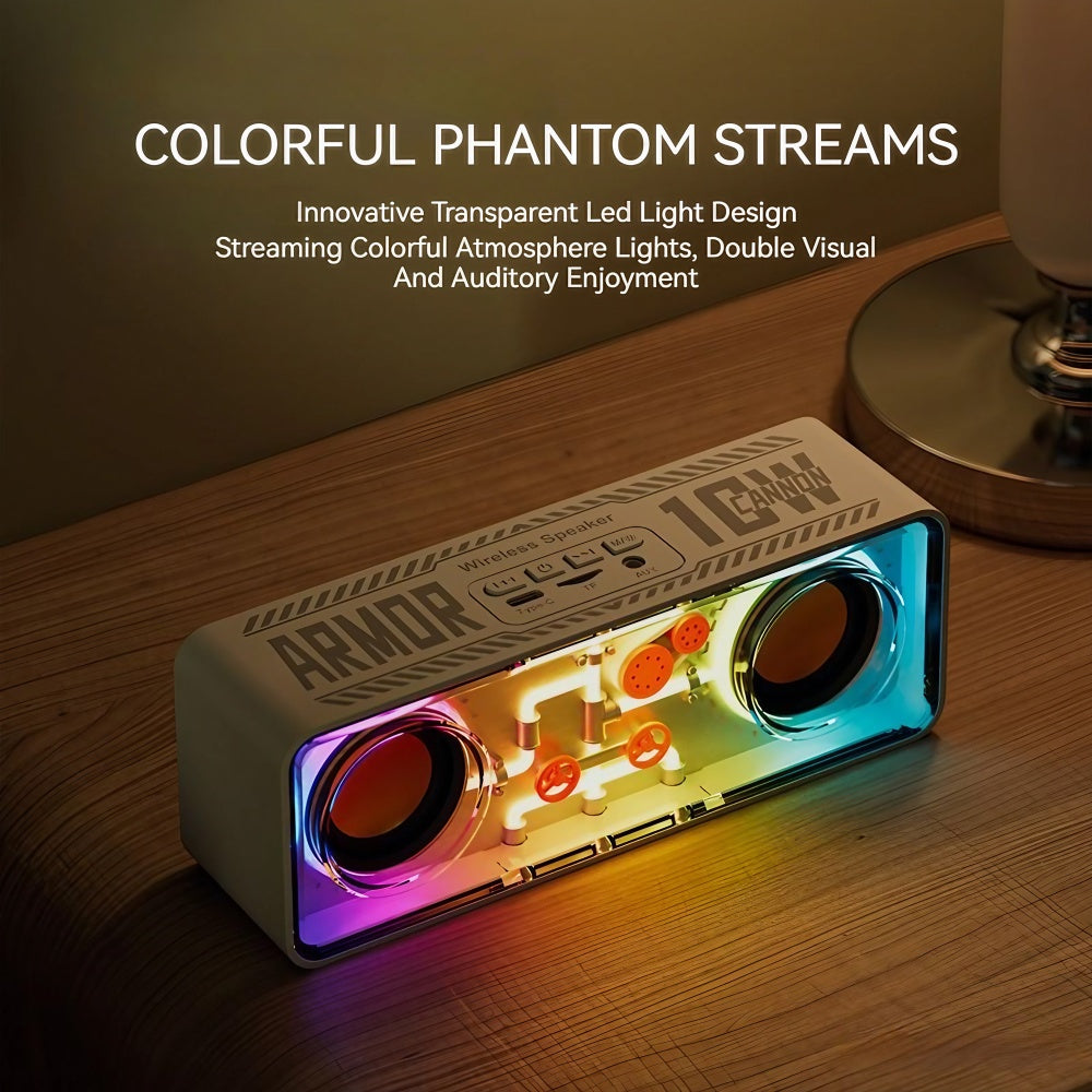 BowLift | Neon Tech Punk-Style Wireless Speaker
