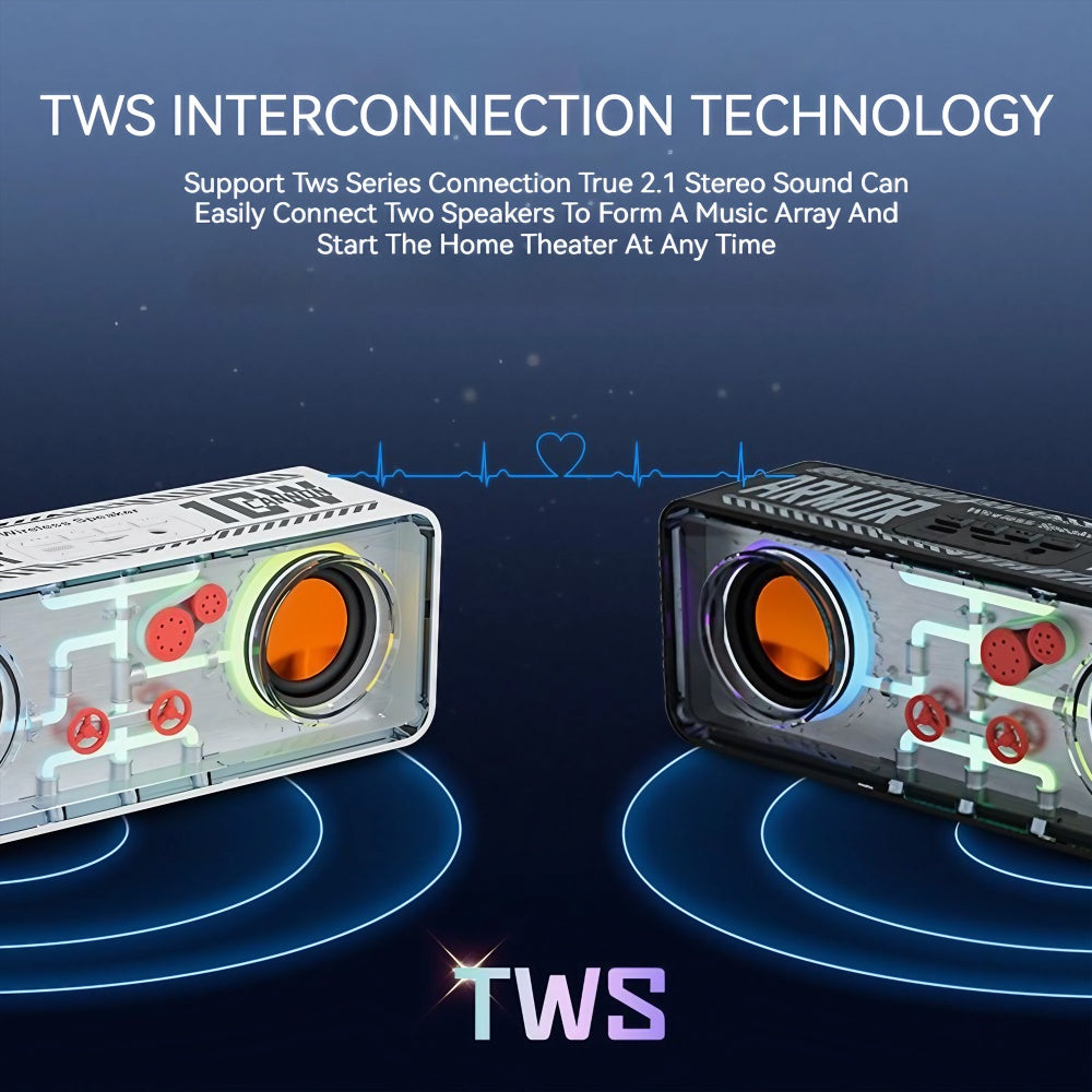 BowLift | Neon Tech Punk-Style Wireless Speaker