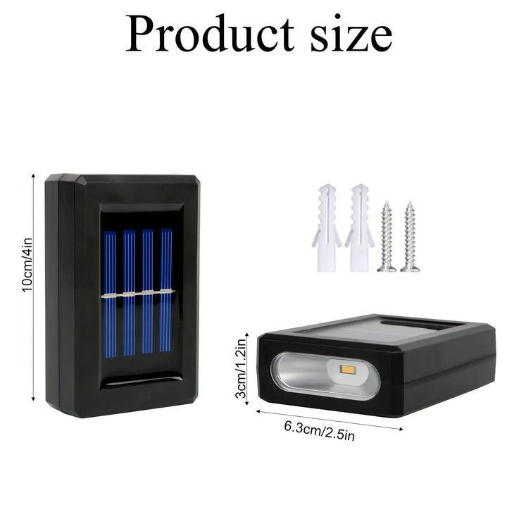 BowLift | LUMIX | New Solar Wall Lighting for Outdoors | Waterproof LED Solar Lamp for Ambient Garden Light