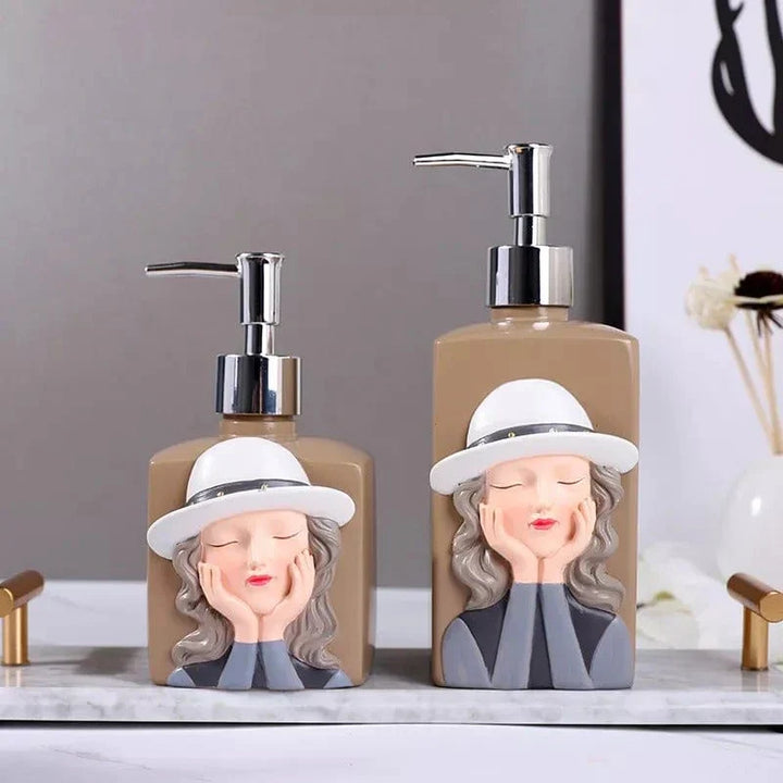 Nordic Girl Soap Dispenser Bowlift